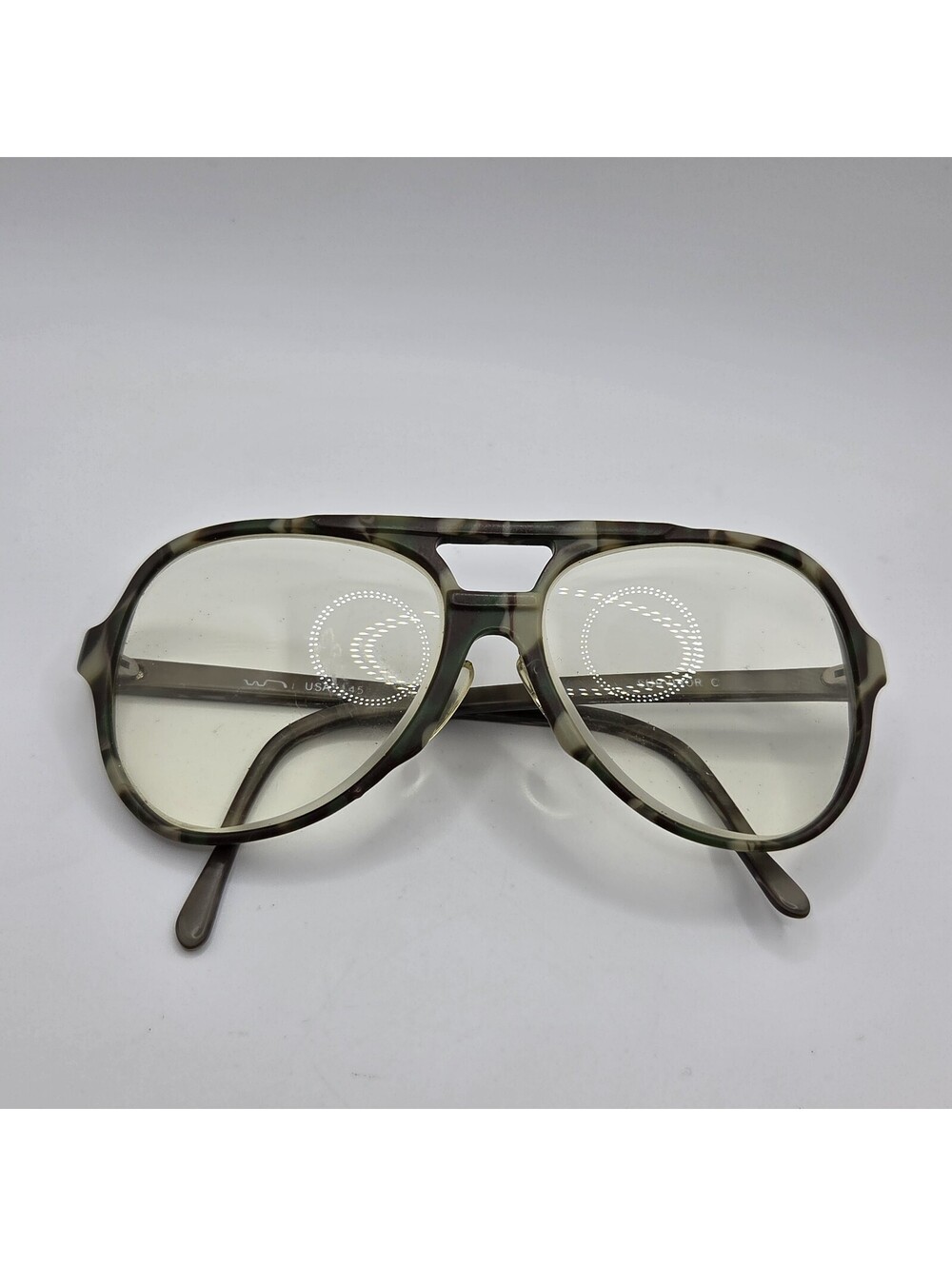 Rare Vintage Aviator Eyeglasses Glasses Frames "Survivor C" Camo USA